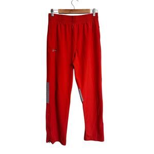 Under Armour Men's UA Squad Woven Warm-Up Pant Red Size Medium